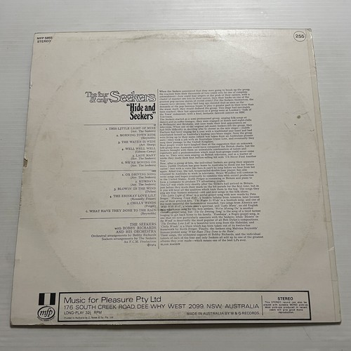 The Seekers The Four & Only Seekers Vinyl Record 12” 33 RPM MFP-5855 MFP 1969 - Photo 4/18