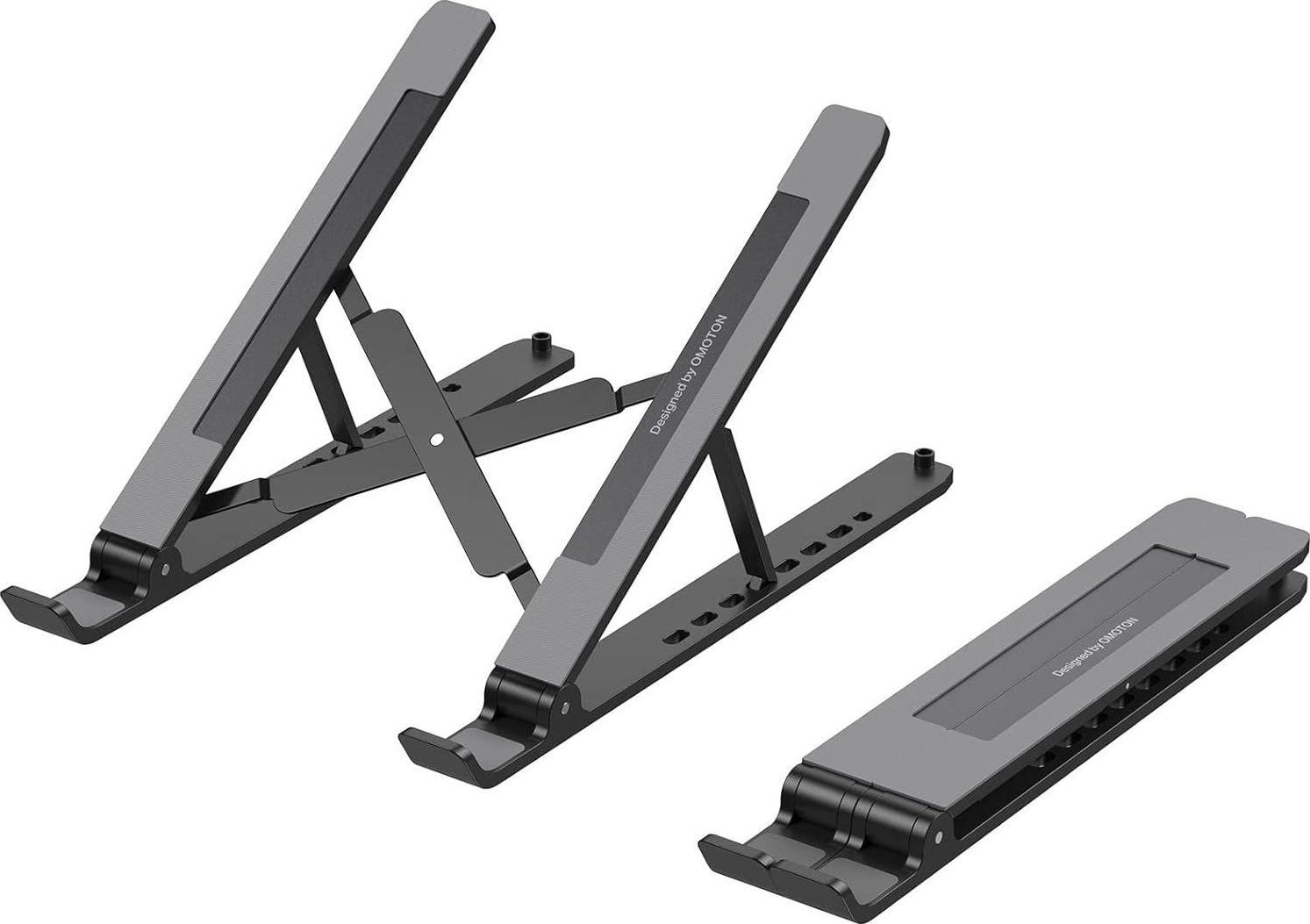 Portable Laptop Stand, Laptop Stand for Desk Ergonomic 7-Levels Angles Riser