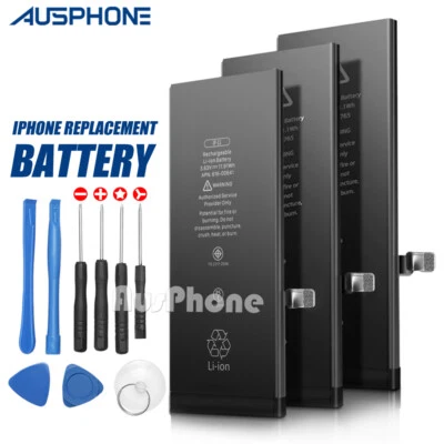 High Capacity Battery Replacement for iPhone15/14/13/12/11 Pro XS Max XR 6S 7/8+ - image 1 of 4