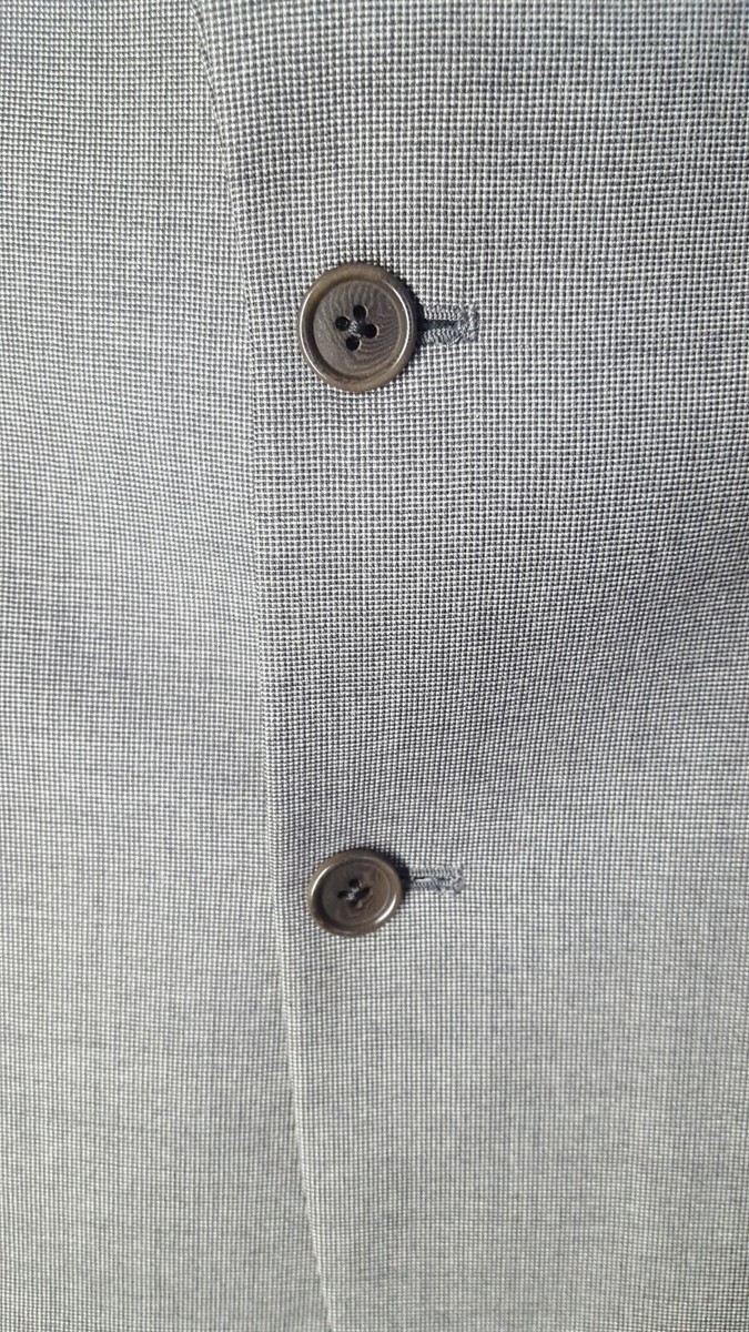 Brooks Brothers Loro Piana Wool Sport Coat Size 44L Men's Gray