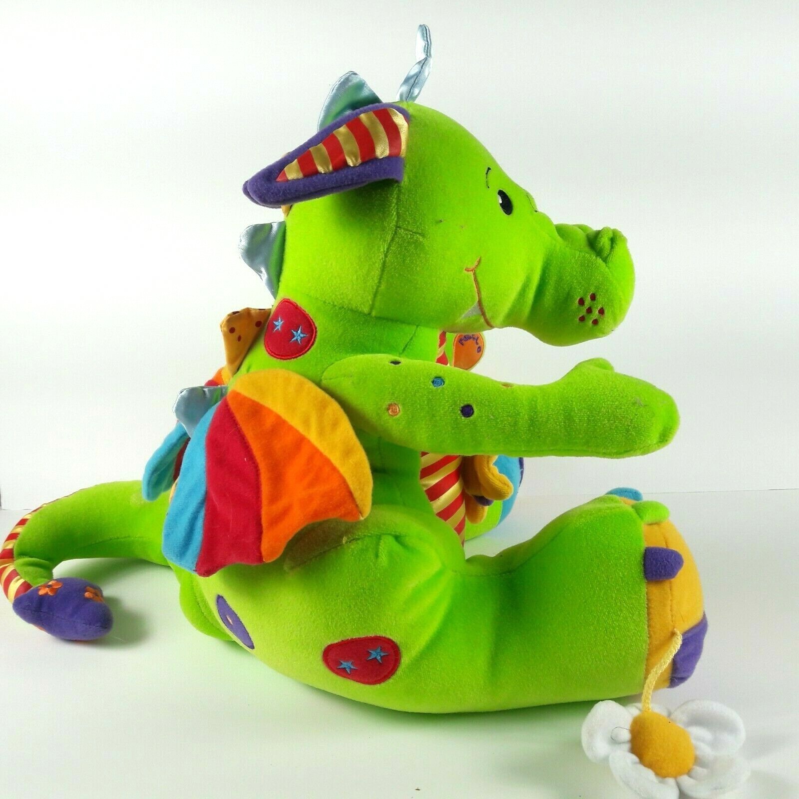 Tolo Sneezy the Activity Green Dragon Plush Baby Developmental Stuffed Toy eBay