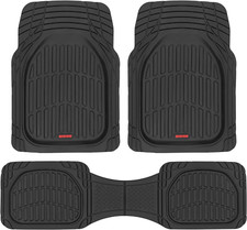 All-Weather Floor Mats, Trim-To-Fit, Black