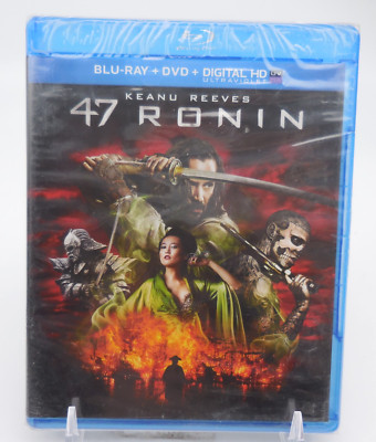 47 Ronin (Blu-Ray/DVD/Digital, 2013) Keanu Reeves - Brand NEW & Sealed!