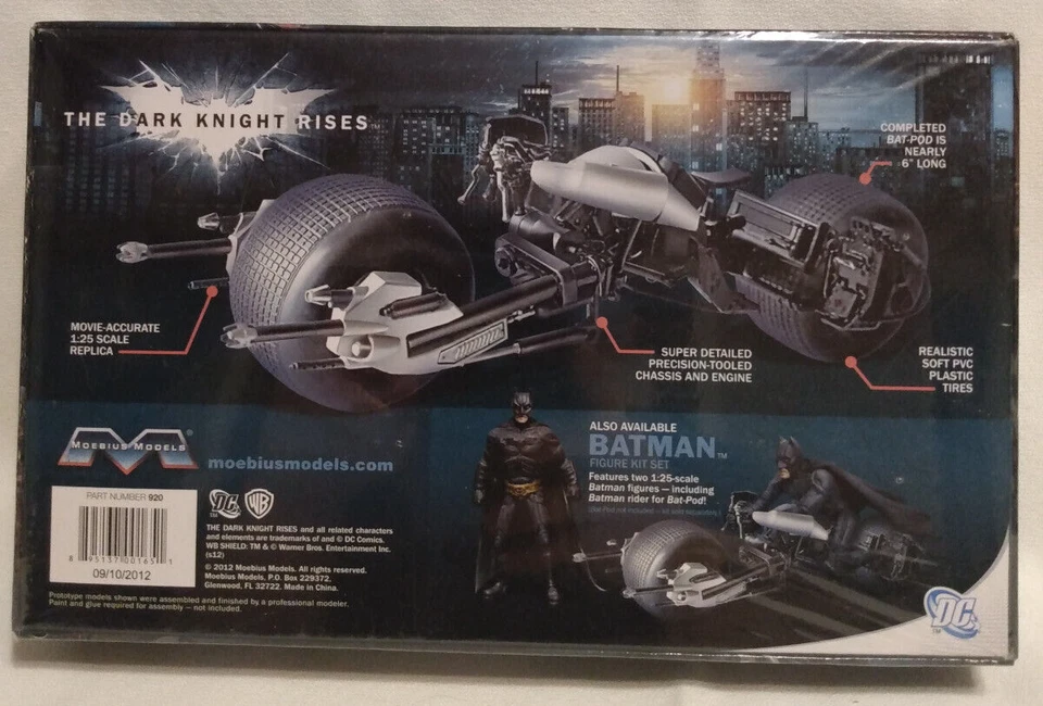 Moebius The Dark Knight BAT-POD in 1/25 920 ST - Image 2 of 3