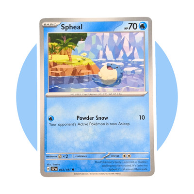 Surging Sparks Pokemon Card (SSBB): Spheal 043/191