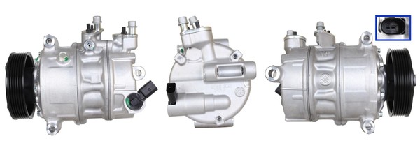 Lucas Kompressor Klimaanlage FüR VW Sharan 7N1 7N2 Multivan VI SGF SGM SGN-image