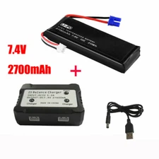 7.4V 2700mAh Li-po Battery for Hubsan droen H501C H501S X4 RC Quadcopter Drone