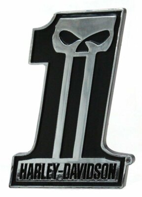 CHROMA 41507 Harley Davidson Dark Custom #1 Emblem Decal 3