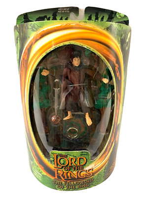 Vintage Toy Biz LOTR Fellowship of the Ring Frodo with Sword Action Attack 2001