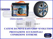 Catene da neve 205 65 16 R16 omologate per auto ruote gomme set kit easy grip