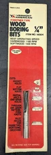 Vermont American 1/4” Cut Dia. Wood Boring Bit HSS Forstner Type 14504 USA