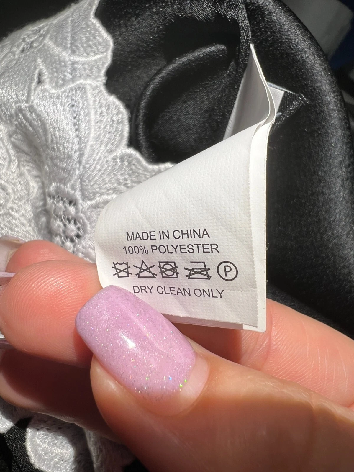 Abito in pizzo Kate Spade raso crepe nero taglia 8