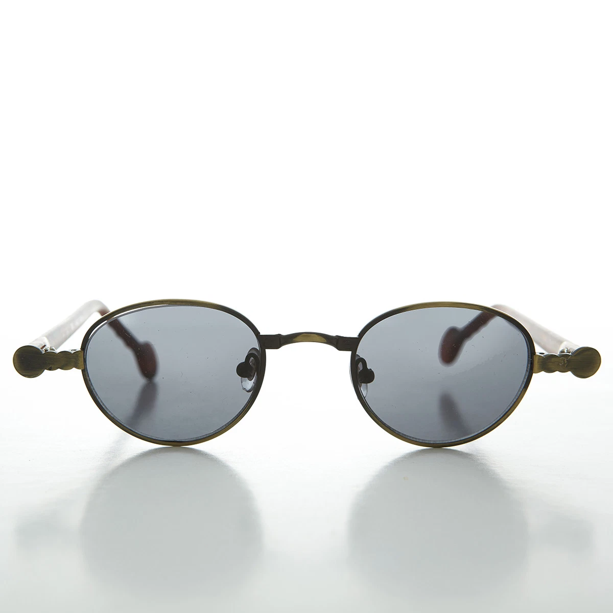 Occhiali Da Sole Rotondi Classici Punk In Metallo Donna Uomo - Foto 7