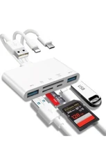 5-in-1 Memory Card Reader Memory Card Reader&USB OTG Adapter USB C/USB A Devices