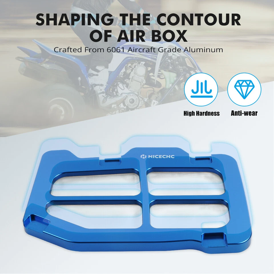 NICECNC Airbox Lid Cover Guard Protection For Yamaha Raptor 700 700R SE Models - Image 4 of 4