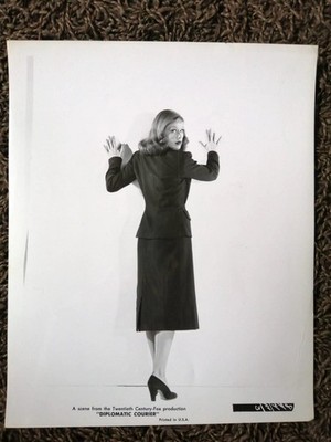 Hildegard Knef   EA US UA Pressefoto '53    Kurier nach Triest