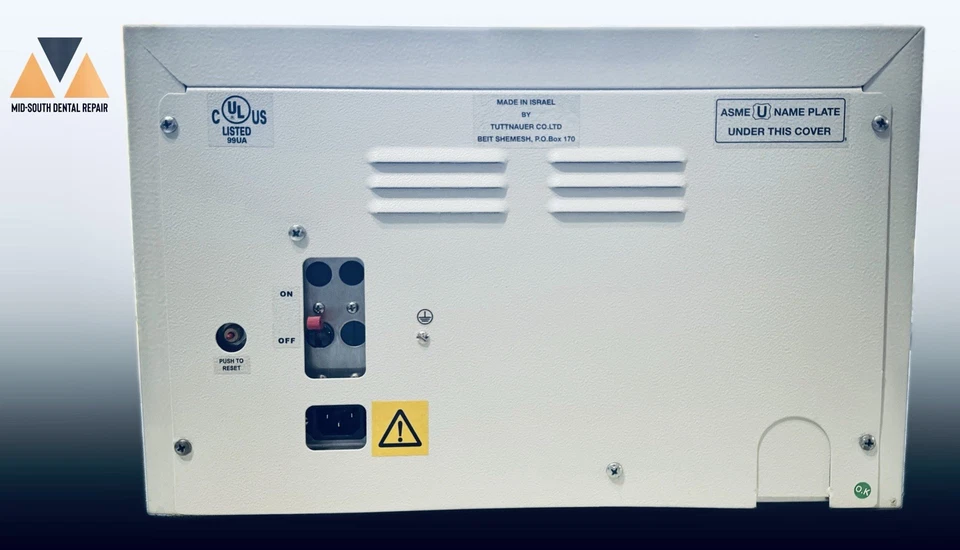 Tuttnauer 1730 Valueklave Autoclave Sterilizer  3 Trays w/ 3 month Warranty   - Image 4 of 4