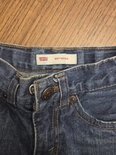 Levis Slim Fit Boys Jeans Medium Wash Denim Size 6 Regular