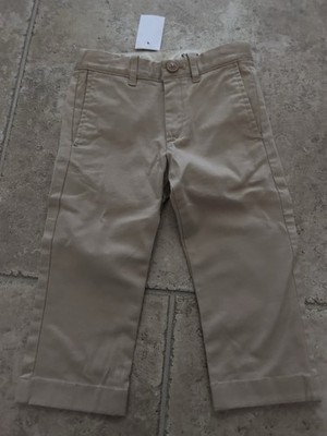 NWT Crewcuts J.Crew Khaki Stretch Slim Fit Chino Pants Little Boys 2 2T