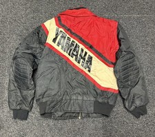 Vintage Yamaha Snowmobile Jacket Size Medium Red Black White
