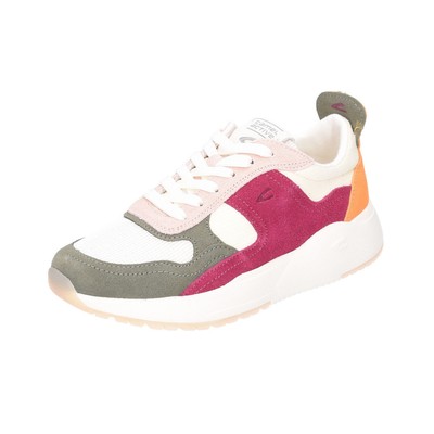 camel active Ramble Sneaker Cream Peach Multi Velour Leder mesh