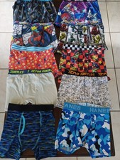 Boys Boxer Breifs Size 8 Medium Lot Of 10 Set B