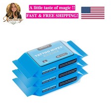 Green Soap Tattoo Wipes for During Tattooing cleaning Supplies Aftercare Stud...