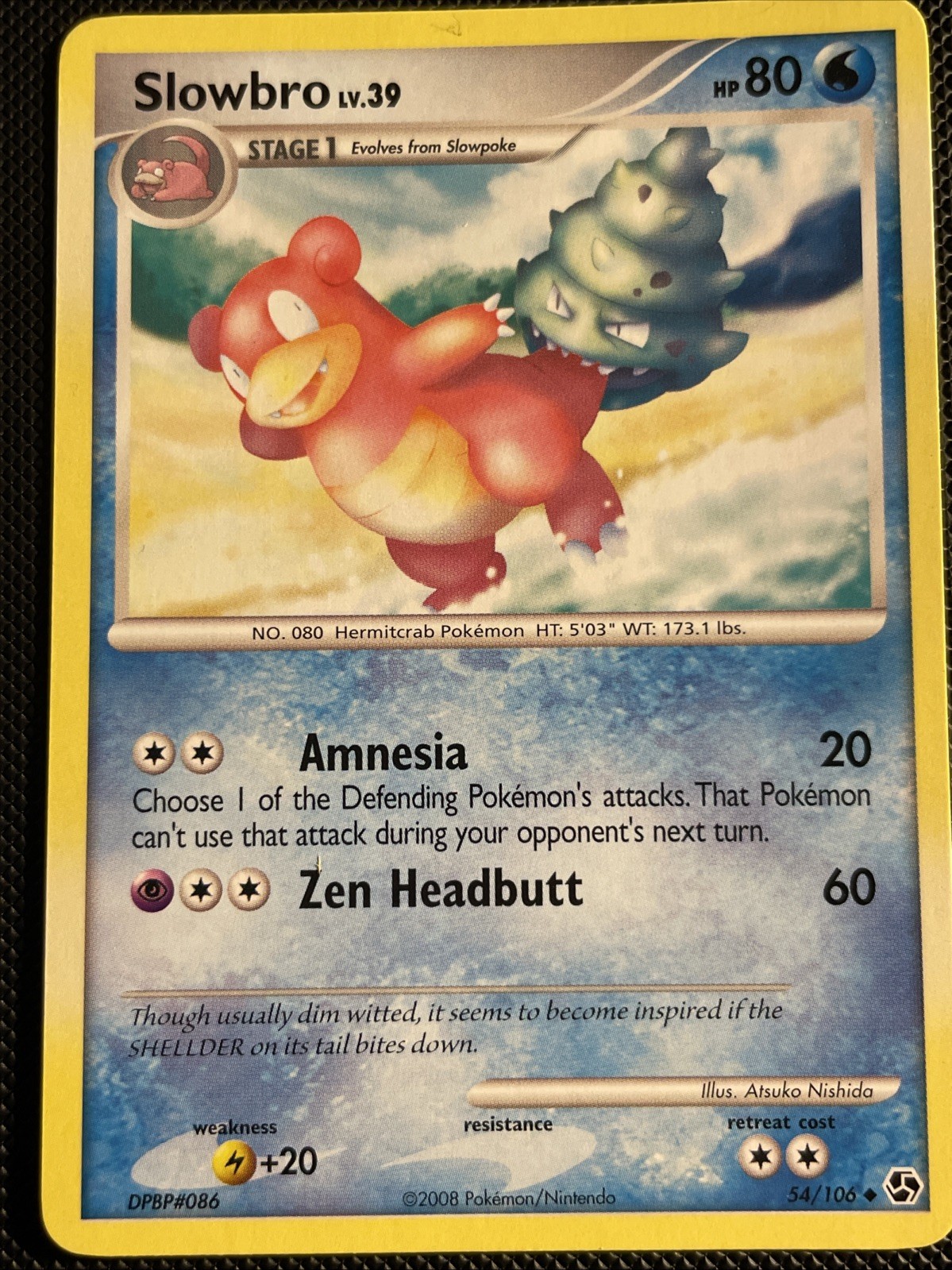 Slowbro 54/106 Normal Uncommon Great Encounters LP