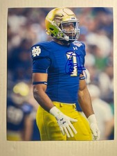 Notre Dame Fighting Irish ISAIAH FOSKEY Signed 8x10 Photo