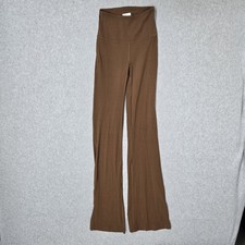 Lululemon Women Activewear Pants 2 Brown Groove Nulu Super High Rise Flared