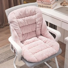 Non-Slip Rocking Chair Cushion with High Back Support Soft Office  Dorm Seat...