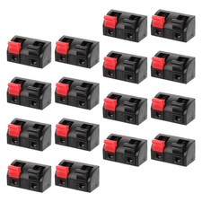16 Pcs Stage Audio Wiring Clip Gauge Wire Terminals Stereo Speaker Connectors