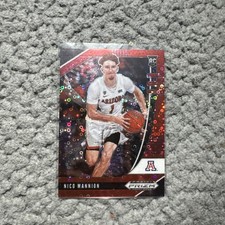 2020-21 Panini Prizm Draft  - Nico Mannion #58 Red Fast Break Prizm /125 (RC)