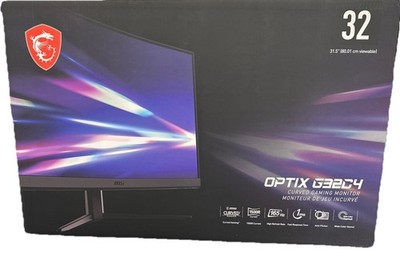 MSI Optix G32C4 32 inch Curved 1920x1080 HDMI DP 165Hz 1ms FreeSync LCD Gaming