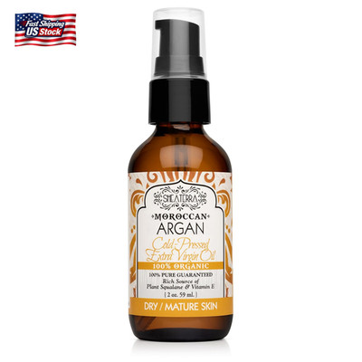 Shea Terra Organics 100% Pure Moroccan Argan Oil (Extra Virgin, Certified Organi