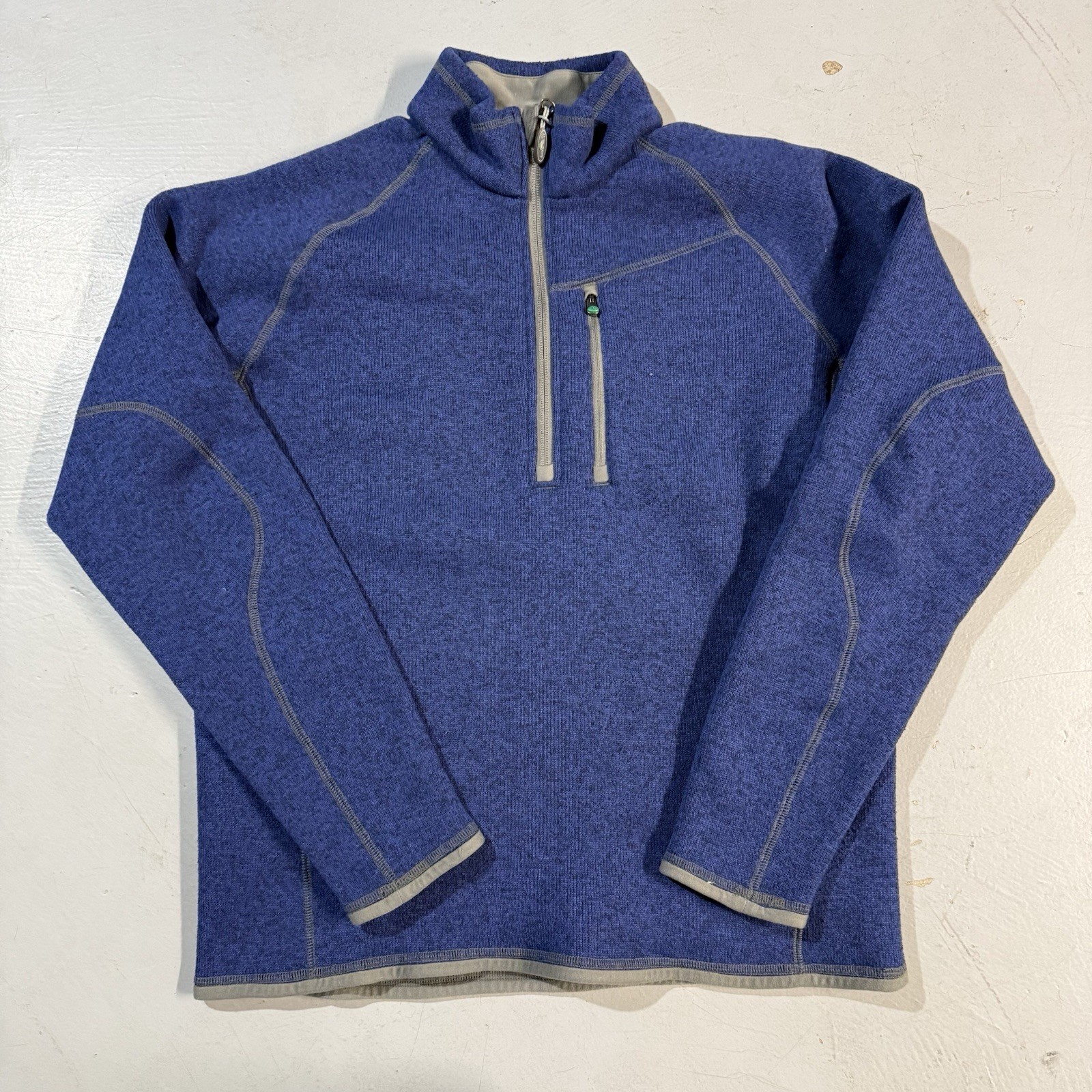 Arborwear Staghorn 1/4 Zip Better Sweater Jacket Pullover Men’s Medium Blue