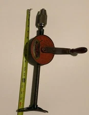 Goodell Pratt Company #477 Vintage Toolsmiths Breast Brace Hand Crank Gear Drill