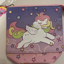 JMHACHY Standing Unicorn Pencil Case For Kids. Cute Unicorn Telescopic Zipper