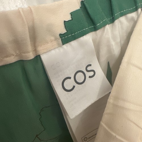 COS Wide Leg Pants Culottes UK10 EU 38 Pockets Cotton/Elastane W32 Leg New - Picture 3 of 8