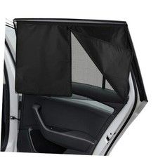 2 Pack Car Window Shades with 10 Strong Magnets 26.8"x18.5" Dual Layer Car