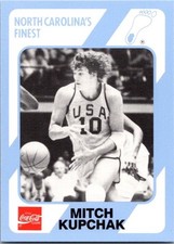 1989-90 Collegiate Collection/Coca-Cola North Carolina's - Mitch Kupchak #49