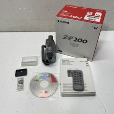 Canon ZR200 MiniDV Digital Video Camcorder NTSC With Box Manuals Remote