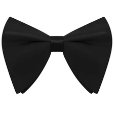 Oversized Bow Ties for Men, Mens Bow Tie Clip on Bowtie for Men Groom 