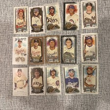 Topps Allen & Ginter MINI Baseball Card LOT 15 Cards Total!