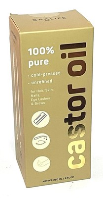100% Castor Oil Cold-pressed Unrefined for Hair, Skin, Nails, Eyes Lashes