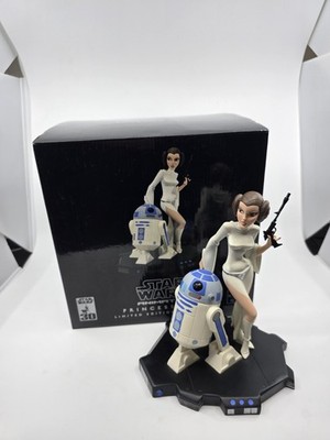 Gentle Giant Star Wars Animated Princess & R2-D2 Statue Limited