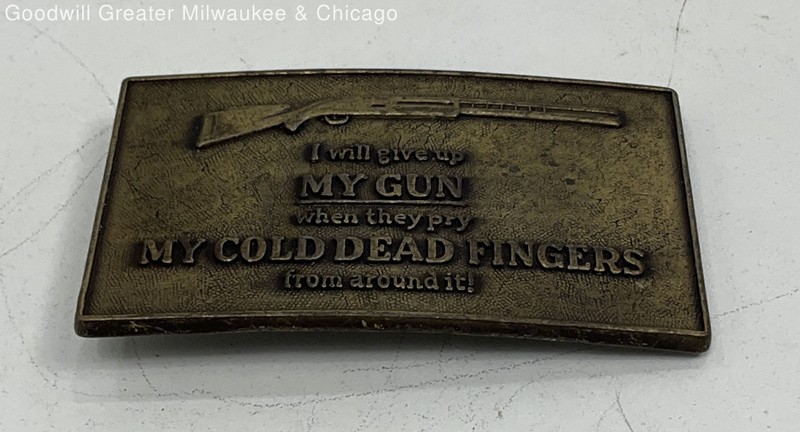 Vintage 2nd Amendment Theme Belt buckle