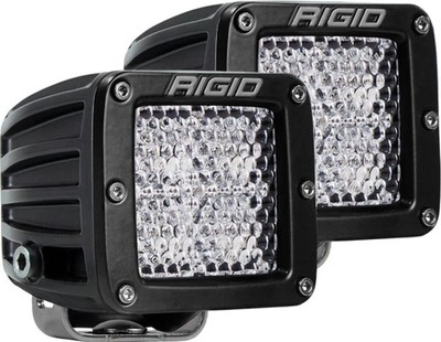 Rigid Industries 202513 LED Light (D-Series Pro, 3 Inch, Flood Diffused Beam,...