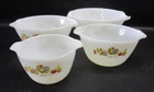 Vintage Fire King Chanticleer Rooster-Set Of 4 Nesting Mixing Bowls Excellent