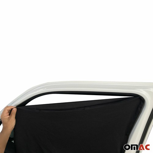 Rideaux pare-soleil magnétique pour VW T4 Transporter Multivan 1990-2003 Noir - Photo 4/10